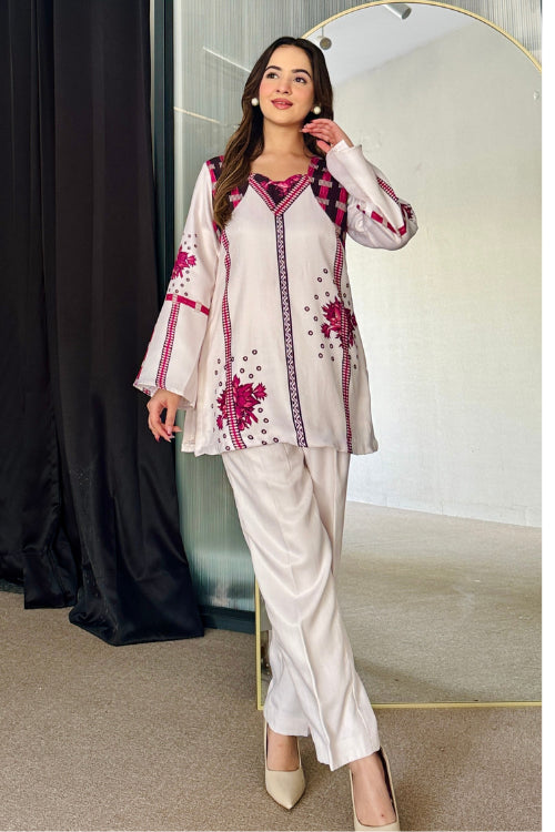 Winter floral Kurta Set